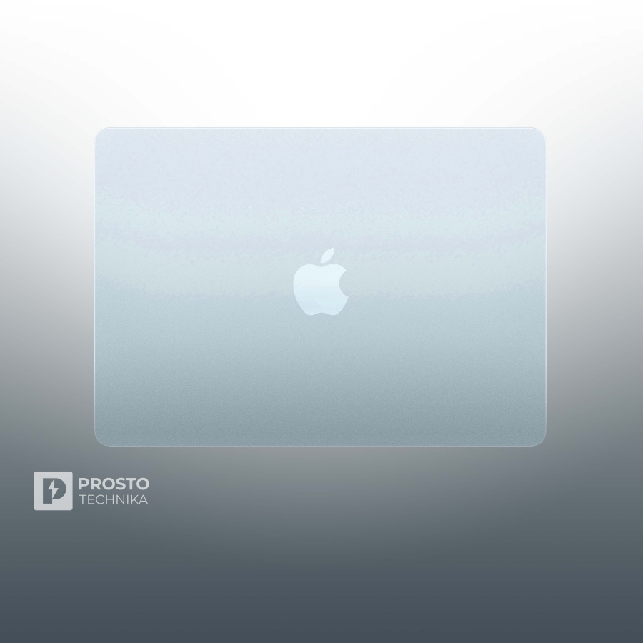 Ноутбук Apple MacBook Air 13" (M4, 10C CPU, 10C GPU, 2025) 24 ГБ, 512 ГБ SSD, Sky Blue MC6V4, английская раскладка